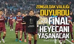 Zonguldak Valiliği önünde UEFA maç için dev ekran kurulacak!