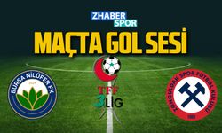 Bursa Nilüferspor- Zonguldakspor maçı canlı anlatım