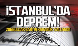 İstanbul'da deprem! Zonguldak, Bartın, Karabük sallandı!
