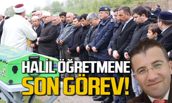 Halil Altunay öğretmene son görev: Gözyaşları sel oldu!