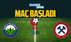 Bursa Nilüferspor- Zonguldakspor maçı canlı anlatım