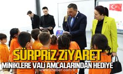 Vali Osman Hacıbektaşoğlu'ndan Üzülmez İlkokulu'na sürpriz ziyaret!