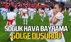 Soğuk hava bayram coşkusuna gölge düşürdü!