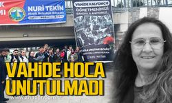 Alaplı'da öğretmen Vahide Kalyoncu unutulmadı!
