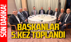 Zonguldaklı Siyasi Parti İl Başkanları 5. kez toplandı!