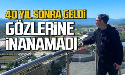 40 yıl sonra Çaycuma'ya geldi! Gözlerine inanamadı!