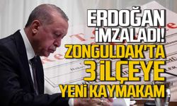Atama kararnamesi yayınlandı! Zonguldak'ta 3 ilçeye yeni kaymakam!