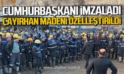 Cumhurbaşkanı Erdoğan imzaladı! Çayırhan Termik Santrali özelleştirildi!