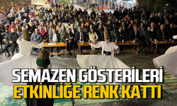 Semazen gösterileri etkinliğe renk kattı!