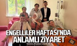 Kozlu'da Engelliler Haftası’nda anlamlı ziyaret
