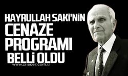 Hayrullah Saki'nin cenaze programı belli oldu!