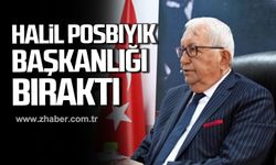 Halil Posbıyık başkanlığı bıraktı!