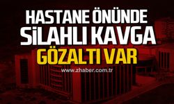 Kdz. Ereğli Devlet Hastanesi önünde silahlı kavga! Gözaltı var!