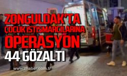 Zonguldak'ta çocuk istismarcılarına operasyon! 44 gözaltı!
