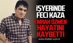 Kdz. Ereğli'de Emrah Özmen elektrik akımına kapılarak can verdi!