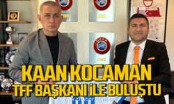 Kaan Kocaman TFF Başkanı İbrahim Hacıosmanoğlu ile buluştu!