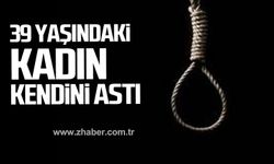 Kdz. Ereğli’de 39 yaşındaki kadın kendini astı!
