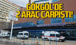 Zonguldak Gökgöl’de 2 araç çarpıştı!