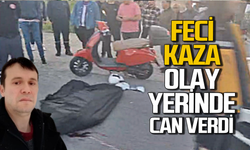 Feci kaza: Tır ve motosiklet çarpıştı sürücü hayatını kaybetti