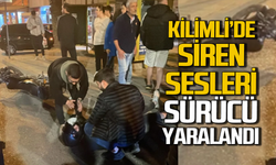 Kilimli'de siren sesleri yükseldi: Sürücü yaralandı!