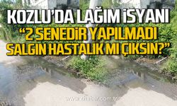 Kozlu'da lağım isyanı! "2 senedir yapılmadı! Salgın hastalık mı çıksın?"