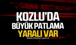 Kozlu'da büyük patlama! Yaralı var!