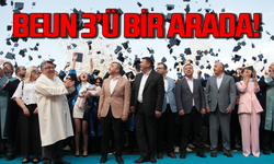 BEUN'da 3 ilçe mezuniyet töreni bir arada coşkuyla yapıldı
