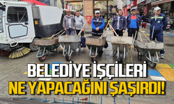 Belediye işçileri ne yapacağını şaşırdı!