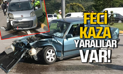 Trafik kazası: Yaralılar var!