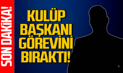 Kulüp başkanından beklenmedik karar: Başkanlığı bıraktı!