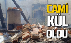 Karabük'te çıkan yangında cami kül oldu!