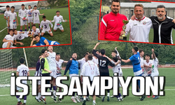 Zonguldakspor’u penaltılarla yenip şampiyon oldular!