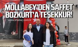 Mollabey'den Saffet Bozkurt'a teşekkür!