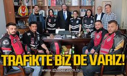Motosiklet tutkunları gazetecilerle buluştu: “Trafikte biz de varız!”