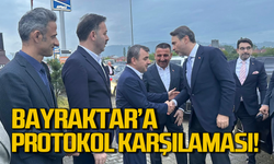 Alparslan Bayraktar’ı Zonguldak protokolü karşıladı!