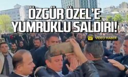 Özgür Özel'e cenaze çıkışı yumruklu saldırı!
