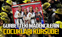 Zonguldaklı gurbetteki madencilerin çocukları Manisa’da kürsüde!