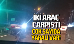 Ereğli’de iki araç çarpıştı: Çok sayıda yaralı var!