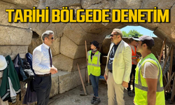 Amfi tiyatroda kazı çalışmaları denetlendi!