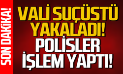Vali suçüstü yakaladı: Polisler işlem yaptı!