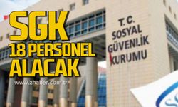 Sosyal Güvenlik Kurumu 18 sözleşmeli personel alacak!