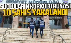 Bartın'da suç makinelerine baskın! 10 şüpheli yakalandı!