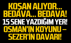 Koşan alıyor… Bedava… Bedava!