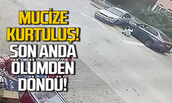 Mucize kurtuluş: Aracın altında kalmaktan son anda kurtuldu!