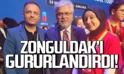 TÜBİTAK yarışmasında Ebrar Ergin Zonguldak'ı gururlandırdı!