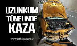 Kilimli Uzunkum Tünellerinde kaza!