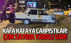 Karabük'te iki otomobil çarpıştı: Çok sayıda yaralı var!