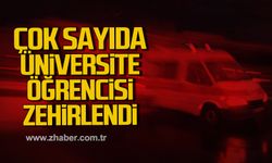 Zonguldak'ta çok sayıda öğrenci zehirlendi!