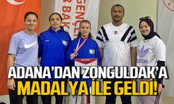 Esma Üstünkul Zonguldak'a Adana'dan madalya getirdi!