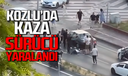 Kozlu’da meydana gelen kazada sürücü yaralandı